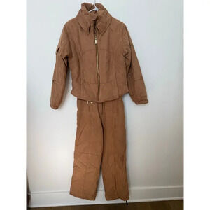 NILS Sportswear Ski Jacket and Pants Set Tan 4